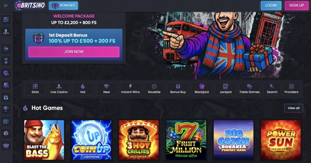 Britsino - Best UK Credit Card Casino For Bonuses